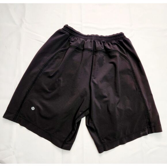 Lululemon Men's Size S Pace Breaker Shorts Lined Black Running Gym Train - Picture 2 of 5